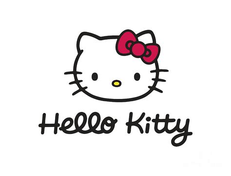 Cute Hello Kitty Cat Drawing by Botolsaos - Pixels