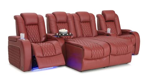 Seatcraft Diamante with Chaise | Seatcraft | Home theater room design ...