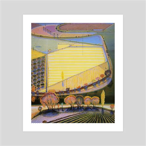 Wayne Thiebaud Landscape, an art print by Salmane Zid - INPRNT