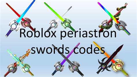 Roblox Original Swords