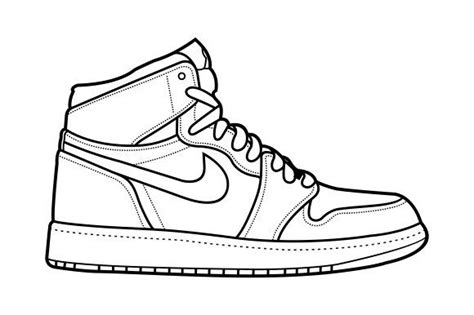 Shoes Line Art Graphic by therintproject · Creative Fabrica | Sneakers ...