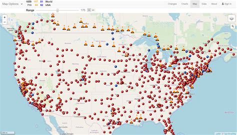 Tesla Charging Stations Map In Usa - Winna Kamillah