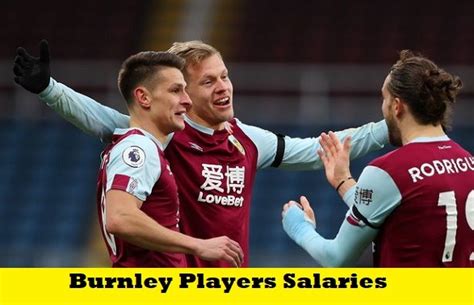 Burnley Players Salaries 2022-23 [Weekly/ Yearly Wages & Contract ...