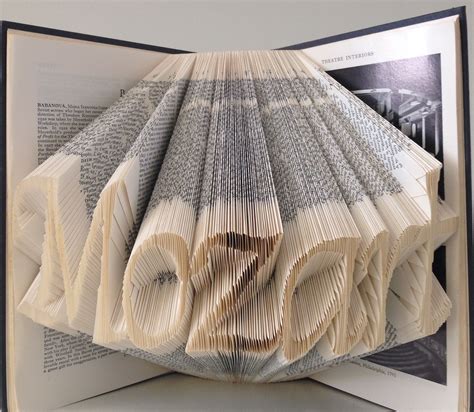 Handmade folded 3D book art for Mozart. | Book art, Book folding, Art design