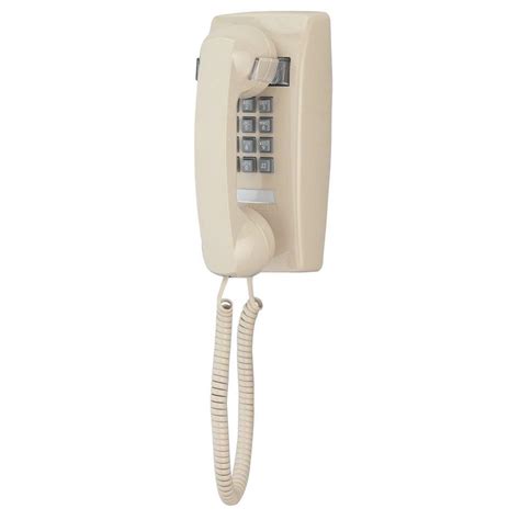 Cortelco Wall Corded Telephone with Flash - Ash-ITT-2554-20F-AS - The Home Depot