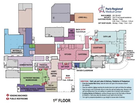 Hereford Hospital Map