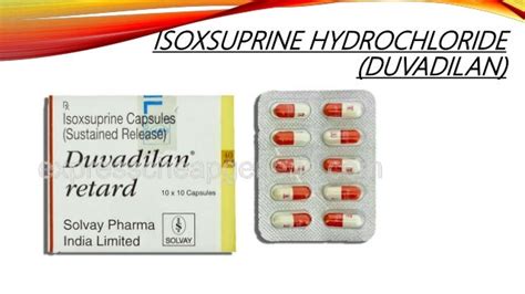 Isoxsuprine Hydrochloride Sustained Release Tablets In Pregnancy ...