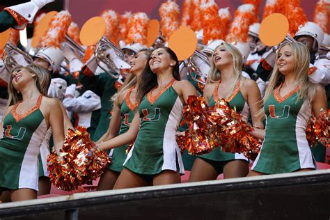 Miami Cheerleader Goes Viral As Hurricanes Lose In Stunning Fashion - The Spun