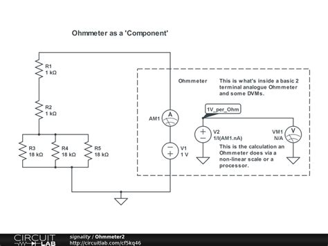 Simple Ohmmeter Circuit Diagram - Circuit Diagram