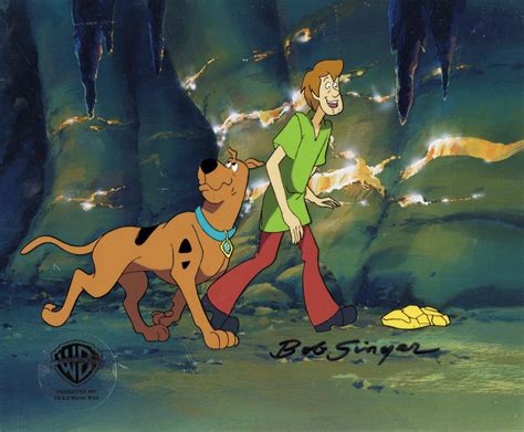 Scooby-Doo and the Alien Invaders Original Production Cel with Matching Drawing on Original ...