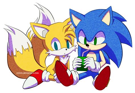 Sonic and Tails by Myly14 on DeviantArt