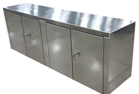 Garage & Shop Base Cabinet - 8 Foot - Deluxe, (96"L x 40"H x 22"D), Al | Pit Products