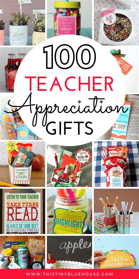 Cute Teacher Appreciation Gifts, 100 Best Ideas - This Tiny Blue House