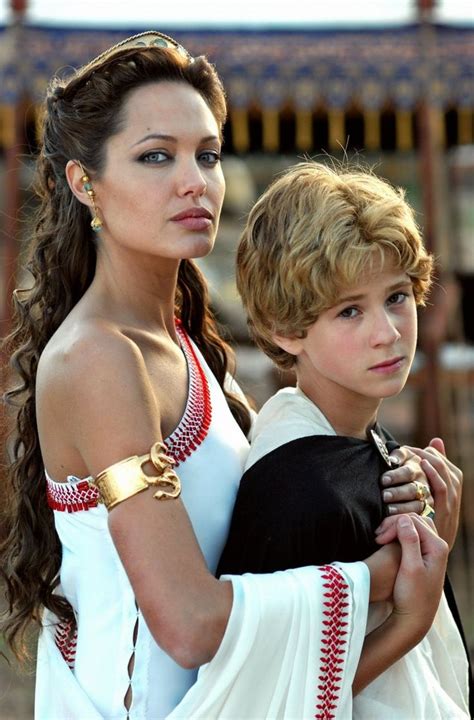 Alexander - Olympias and Alexander | Angelina jolie photos, Young alexander the great, Celebrities