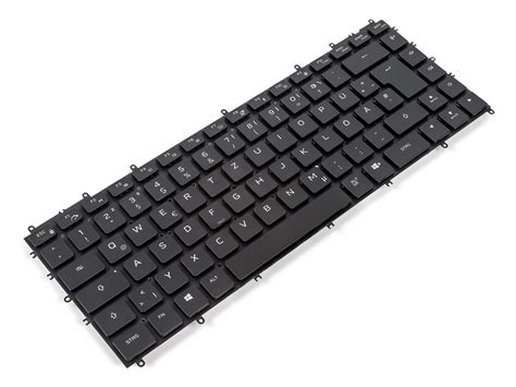 Dell WJ95C Alienware m15 R5/R6/R7 GERMAN RGB Backlit Keyboard (Black) - 0WJ95C