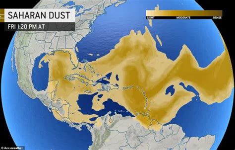 Massive Sahara Desert dust cloud returns to the Atlantic - Big World Tale