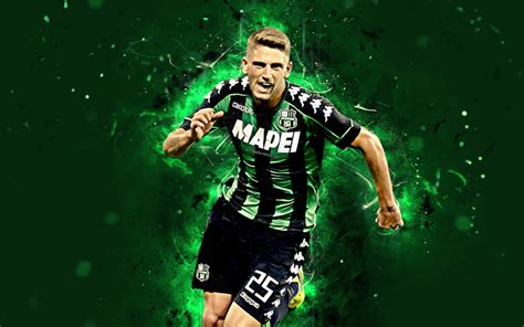 Download wallpapers Domenico Berardi, 4k, abstract art, Sassuolo ...