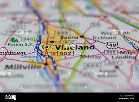 Vineland New Jersey Map - Alysia Margeaux