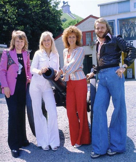 ABBA in Belgium in the spring of 1974 making yet again some more fashion statements! Description ...