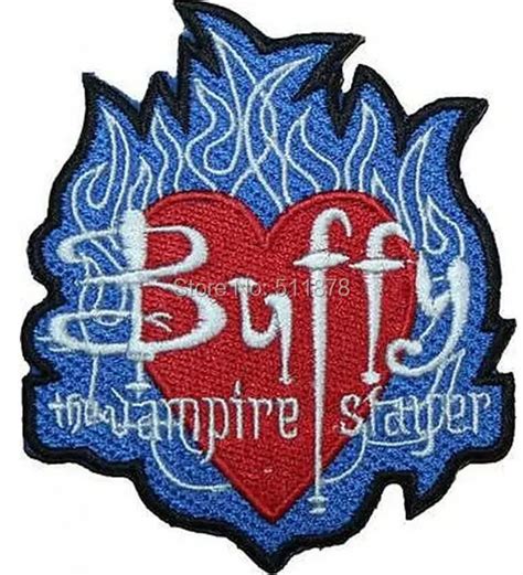 3.5" Buffy the Vampire Slayer Logo anime Movie TV Series Costume Embroidered Emblem sew on iron ...