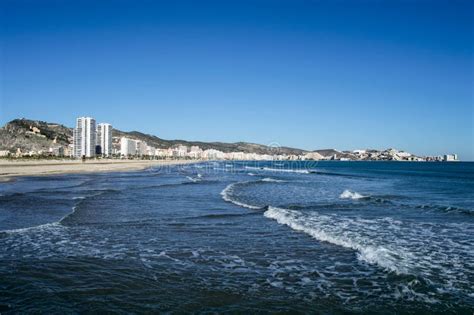 Cullera Beach stock photo. Image of spain, coast, valencia - 59938236