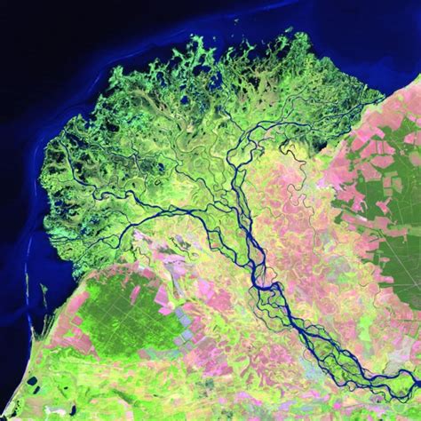 Illustration Of A Delta Landform