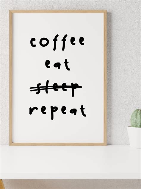 Quote Prints Coffee Minimalist, Quote Print, Quote Poster, Coffee Poster, Minimalist Poster ...