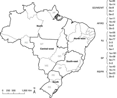 Printable Map of Brazil coloring page - Download, Print or Color Online ...