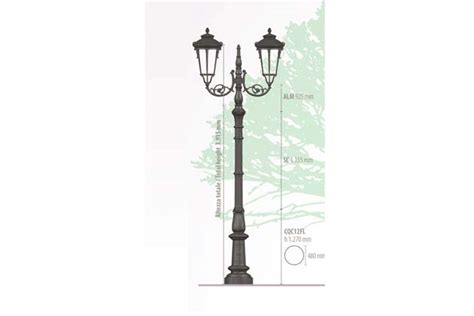 Lamp post height for each area - How tall are outdoor lighting poles?