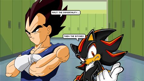 Shadow and Vegeta At Canterlot High by CyrilSmith on DeviantArt