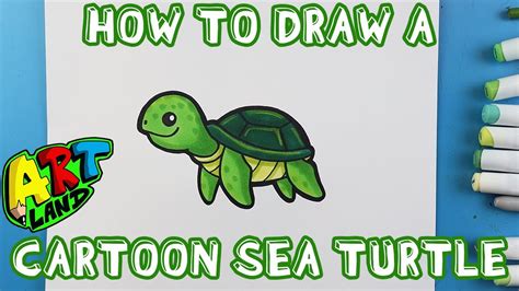 How To Draw A Cartoon Tortoise - Chargeagency24