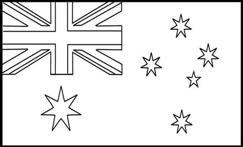 Coloring Pages Australia Flags Flag | Flag coloring pages, Australia flag, Coloring pages