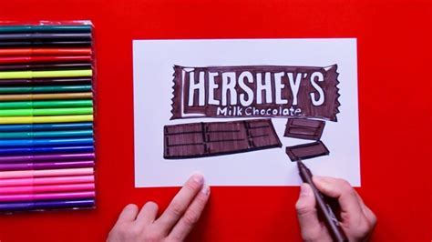 How to draw Hershey's Chocolate Bar | Hershey chocolate bar, Hershey chocolate, Hersheys