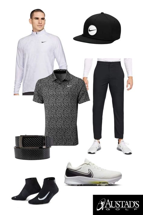 Nike Men's Cool Black Golf Outfit 2023 | Golf outfit, Athletic fashion ...