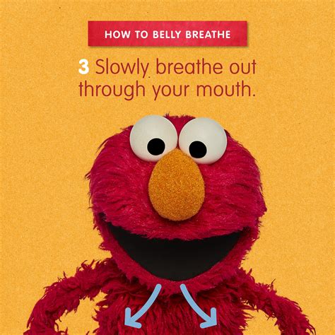 Sesame Street - Take a moment to belly breathe with us! No...