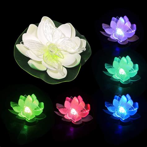 Floating Pond Lights,Fish Pond Lights,LED Pond Lights Colorful Color Changing Battery Operated ...