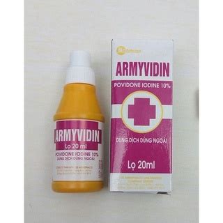 Dung dịch sát khuẩn vết thương Povidon iod (cồn đỏ) lọ 20ml - nhathuocvietanh