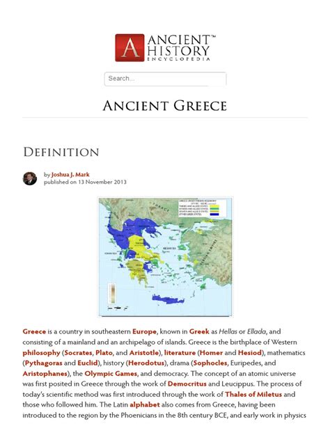 Ancient Greece - Ancient History Encyclopedia | Ancient Greece | Peloponnesian War