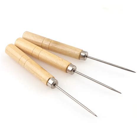 Aliexpress.com : Buy 2pcs/set Cheaper Fashion Cloth Awl Sewing Tool Hole Punching Leather Wood ...