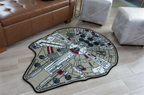 Star Wars Millennium Falcon Small Area Rug | 39 x 52 Inches 886388106806 | eBay