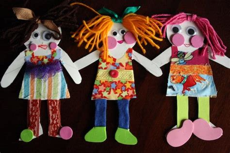 Homemade Paper Dolls for Preschoolers - Happy Hooligans