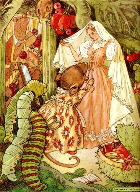 Thumbelina's trousseau - by Barbara C. Freeman | Fairytale art, Fairy tale illustration ...