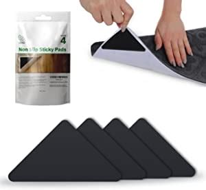 Ledgebay Rug Pad Grippers for Area Rugs - Multi Pack Reusable, No Skid, Washable, Anti-Slip, Rug ...