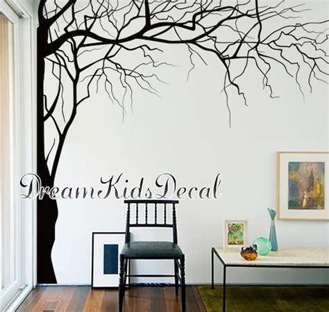 Vinyl Wall Decals Tree Wall Decal for Nursery-corner Top Tree - Etsy Hong Kong