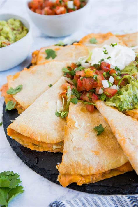 Creamy Chicken Quesadillas Recipe | Wanderzest