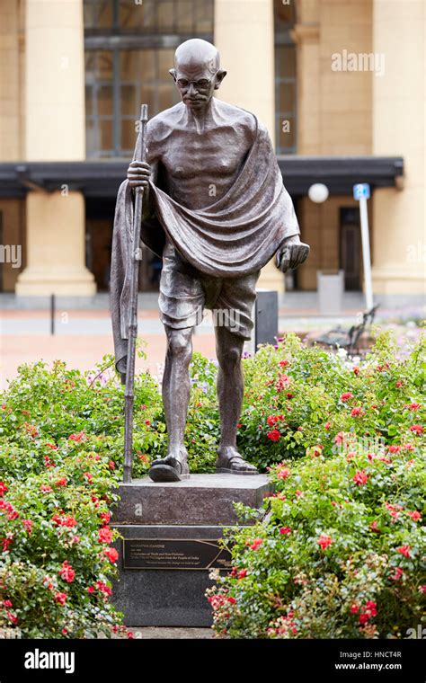 Mahatma Gandhi statue, Wellington, New Zealand Stock Photo - Alamy