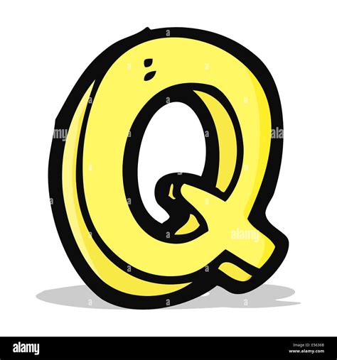 Cartoon letter q hi-res stock photography and images - Alamy