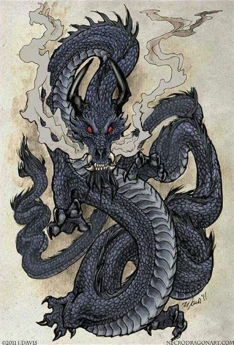 Dark Dragon | Chinese dragon tattoos, Dragon tattoo, Eastern dragon