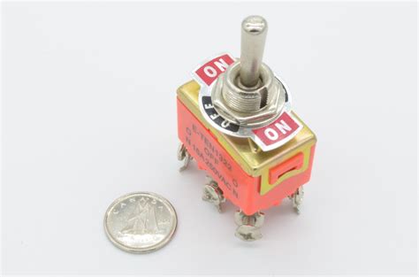 DPDT Toggle Switch - On/Off/On - BC Robotics