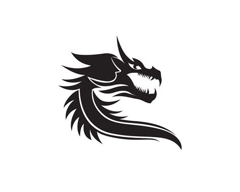 Head dragon flat color logo template vector illustration 603738 Vector Art at Vecteezy